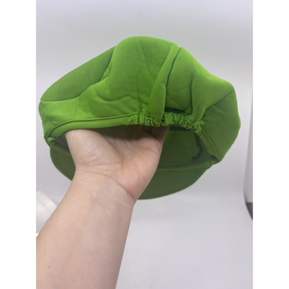 Super Mario Bros Luigi Hat Costume Cosplay Adult Size Elastic Green Cap - Picture 4 of 6